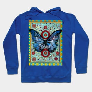 Big Blue Butterfly Hoodie